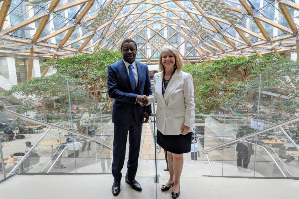 Le chef de l’Etat SEM Faure Essozimna Gnassingbé s’est entretenu, ce 04 juin 2019 au palais de Westminster à Londres, avec Mme Harriett Baldwin, ministre britannique en charge des affaires africaines.