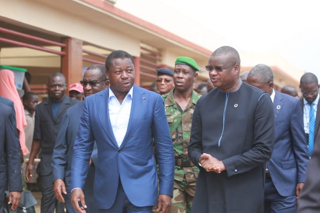 Le chef de l’Etat SEM Faure Essozimna Gnassingbé a présidé, ce 18 juin 2019, la cérémonie de réception du nouveau marché préfectoral d’Elavagnon.