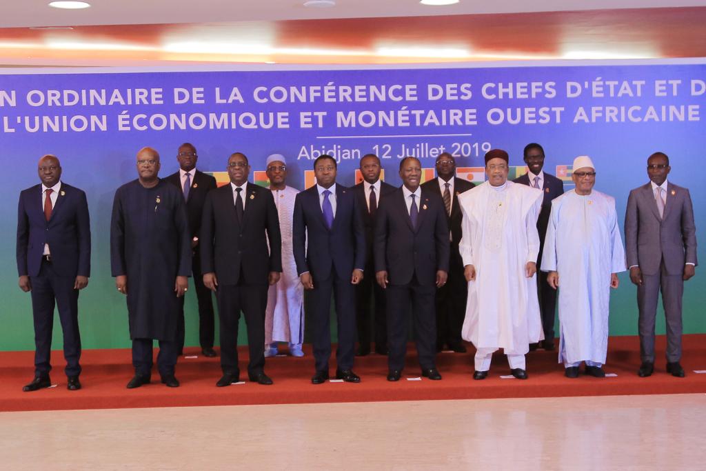 La Conférence des chefs d’Etat et de gouvernement de l’Uemoa s’est réunie, ce 12 juillet 2019 à Abidjan en Côte d’Ivoire, en sa 21è session ordinaire.