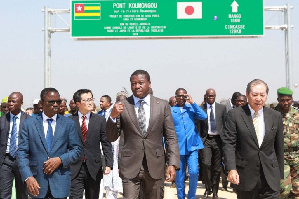 Inauguration des ponts sur Koumongou et Kara