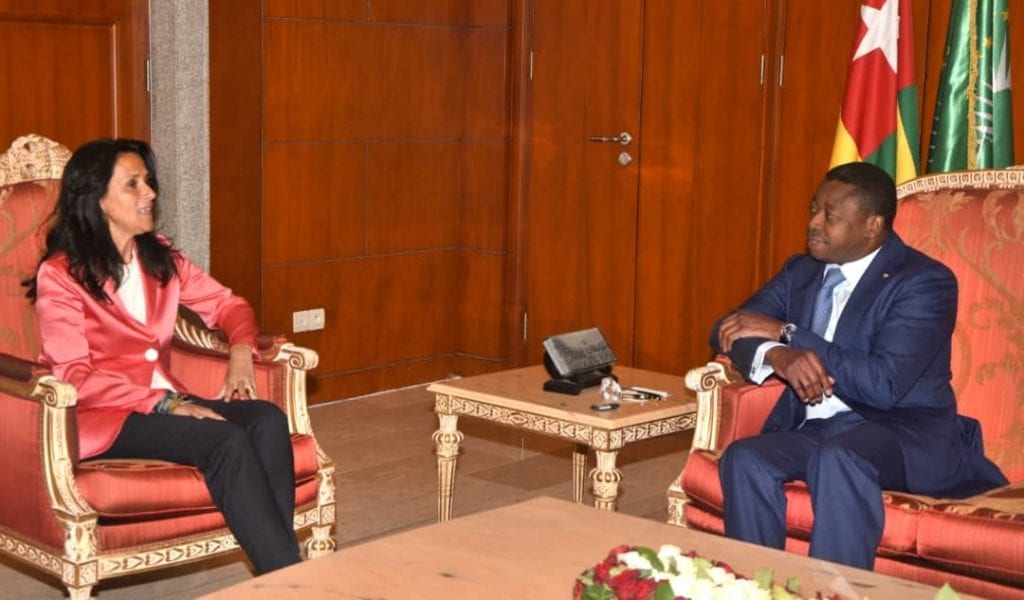 Le Président de la République SEM Faure Essozimna Gnassingbé a reçu ce 22 janvier 2020 la 3è Vice-présidente de la Commission de développement du parlement de l’Union Européenne, Mme Chrysoula Zacharopoulou.