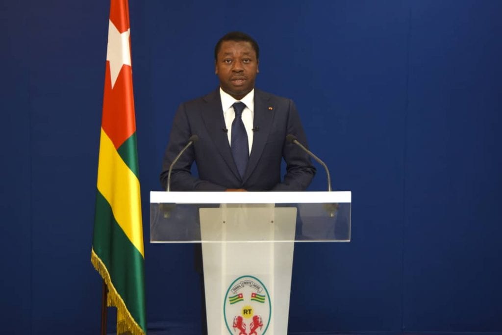 Discours du chef de l'Etat SEM Faure Essozimna Gnassingbé sur la riposte contre le COVID-19 Lomé 01 avril 2020