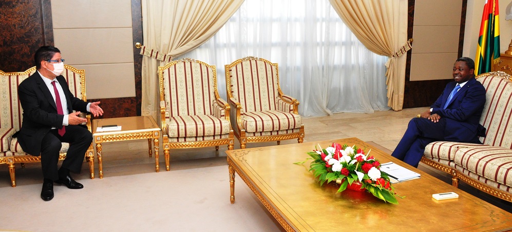 L’ambassadeur de France au Togo, Monsieur Marc Vizy, en fin de mission, a fait ce 21 septembre 2020 ses adieux au Président de la République, SEM Faure Gnassingbé, au cours d’une audience. Le diplomate français a exprimé sa reconnaissance au chef de l’Etat pour le soutien et l’appui qu’il a eu au cours de sa mission et s’est félicité du renforcement des relations de coopération franco-togolaise