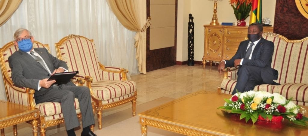 Le Président de la République, SEM Faure Essozimna Gnassingbé, a reçu ce 16 octobre 2020, les lettres de créance du nouvel ambassadeur extraordinaire et plénipotentiaire de l’Union européenne (UE) au Togo, M Joaquin Tasso Vilallonga.