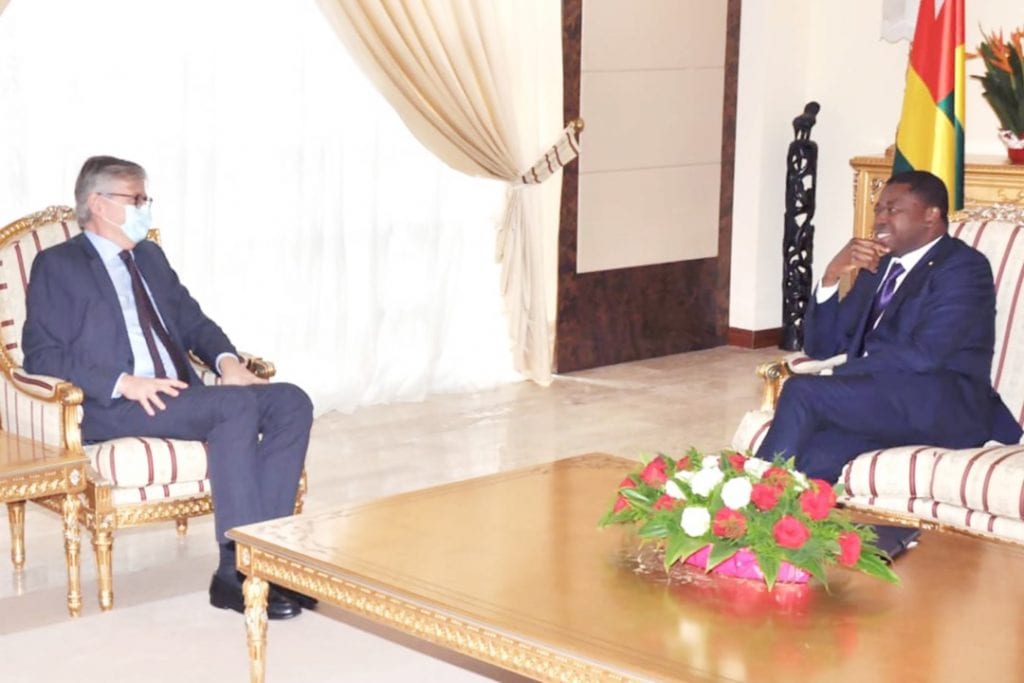 Le Président de la République, Faure Essozimna Gnassingbé s’est entretenu avec le Secrétaire général-adjoint des Nations Unies aux opérations de paix, M. Jean-Pierre Lacroix.