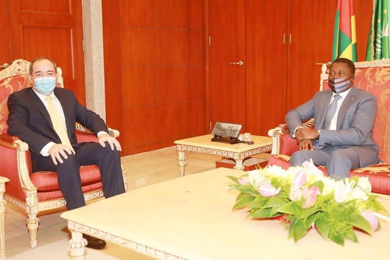 Le Président de la République, Faure Essozimna Gnassingbé s’est entretenu ce dimanche 7 mars 2021 avec le ministre algérien des Affaires étrangères Sabri Boukadoum arrivé à Lomé dans le cadre de la deuxième réunion du Groupe de soutien à la transition au Mali (GST-Mali) qui s’ouvre demain.