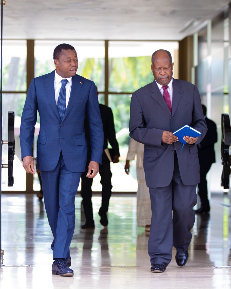 Le Président de la République, Faure Essozimna Gnassingbé, a reçu ce 14 septembre 2023 à Lomé, Monsieur Leonardo Santos Simão, le nouveau Représentant spécial du Secrétaire général des Nations unies, chef du Bureau des Nations unies pour l’Afrique de l’ouest et le Sahel (UNOWAS).