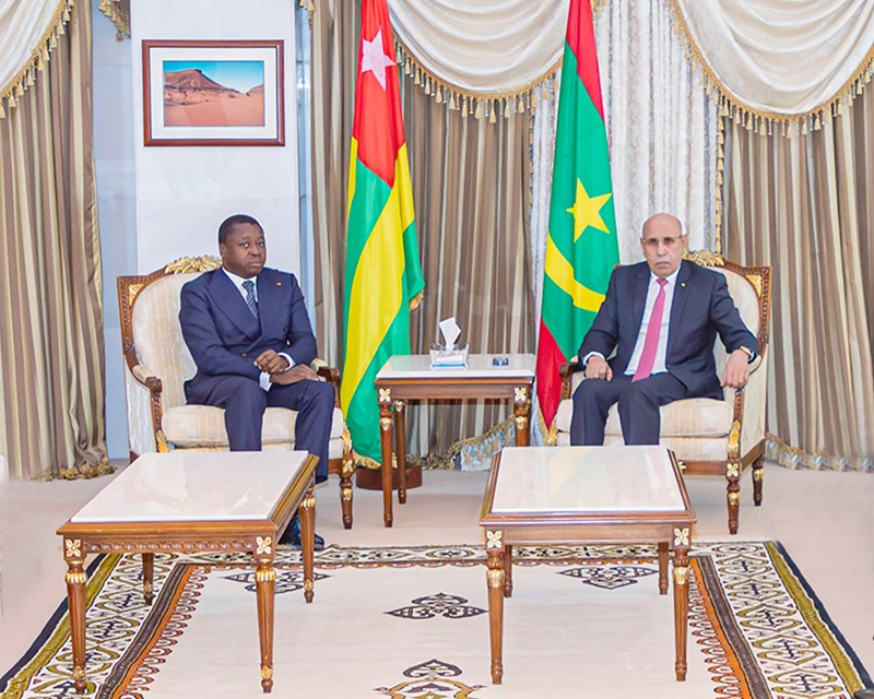 À l’invitation du Président de la République Islamique de Mauritanie, Mohamed Ould Cheikh El Ghazouani, le chef de l’État, Faure Essozimna Gnassingbé, s’est rendu, ce 15 janvier 2024, à Nouakchott pour une visite officielle.