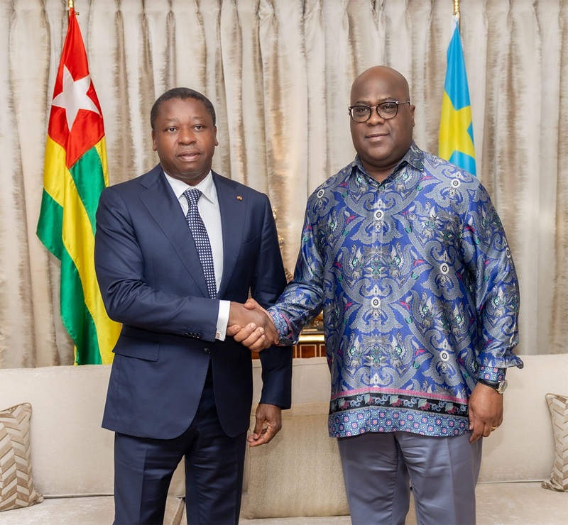 Le Président de la République, Faure Essozimna Gnassingbé a entamé, ce 16 avril 2025, des consultations diplomatiques de haut niveau pour la résolution durable de la crise entre la République Démocratique du Congo (RDC), le Mouvement du 23 mars (M23) et le Rwanda, en vue d’un retour de la paix dans l’Est de la RDC.
